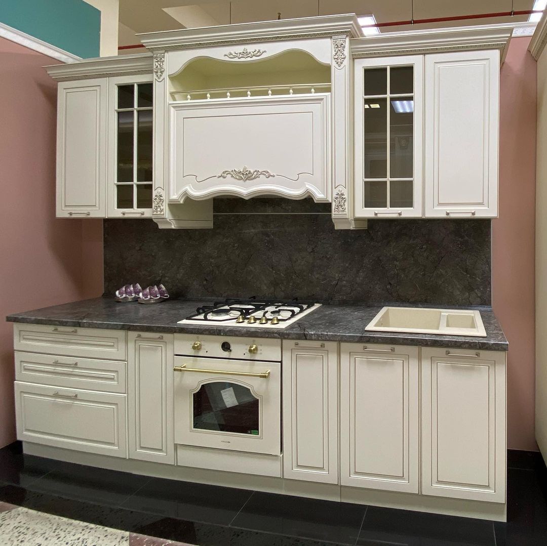 Купить Заман Мебель Вирджиния 280x60x250 см ЛДСП, МДФ, стекло в кредит ...